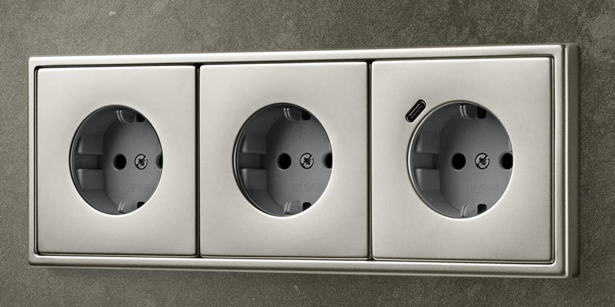 SCHUKO® Steckdosen mit USB bei Elektro-Behringer GmbH & Co. KG in Hasloch