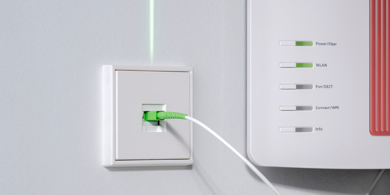 Die neuen Glasfaser-Anschlussdosen bei Elektro-Behringer GmbH & Co. KG in Hasloch