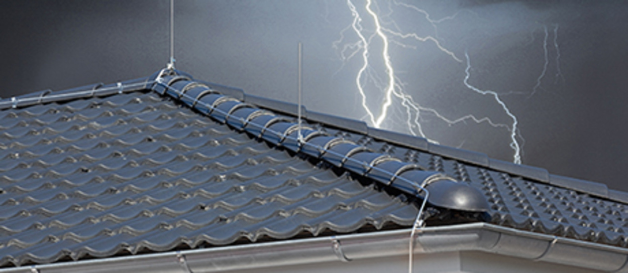 Äußerer Blitzschutz bei Elektro-Behringer GmbH & Co. KG in Hasloch