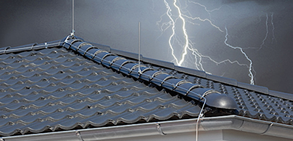 Äußerer Blitzschutz bei Elektro-Behringer in Hasloch