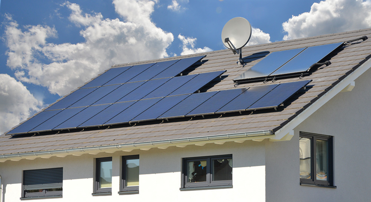 Photovoltaik bei Elektro-Behringer GmbH & Co. KG in Hasloch